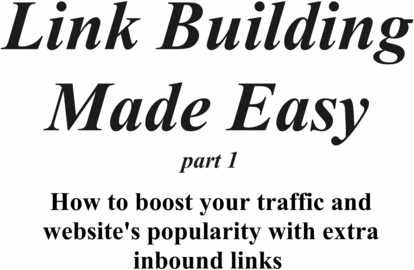 Product picture Link Building Made Easy 