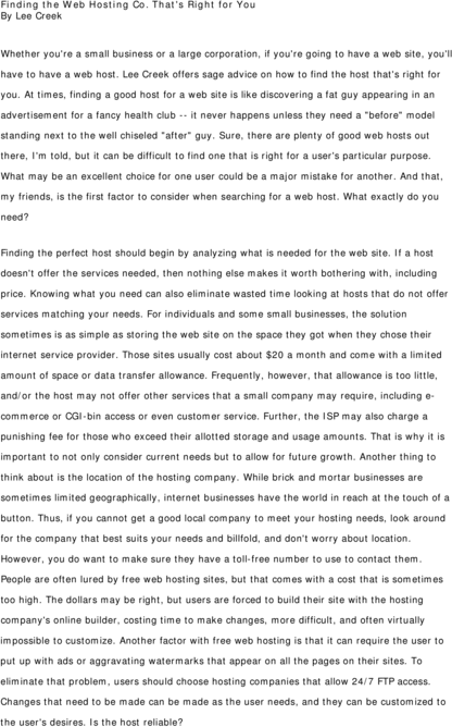 Product picture Web hosting tips how to find cheap web hosting